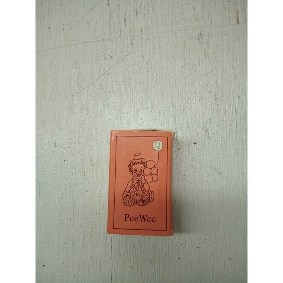 MIB MOSSER GLASS 1-5/8" "PEE WEE"THE BALLOON CLOWN CREAM COLORED GLASS - Picture 4 of 5